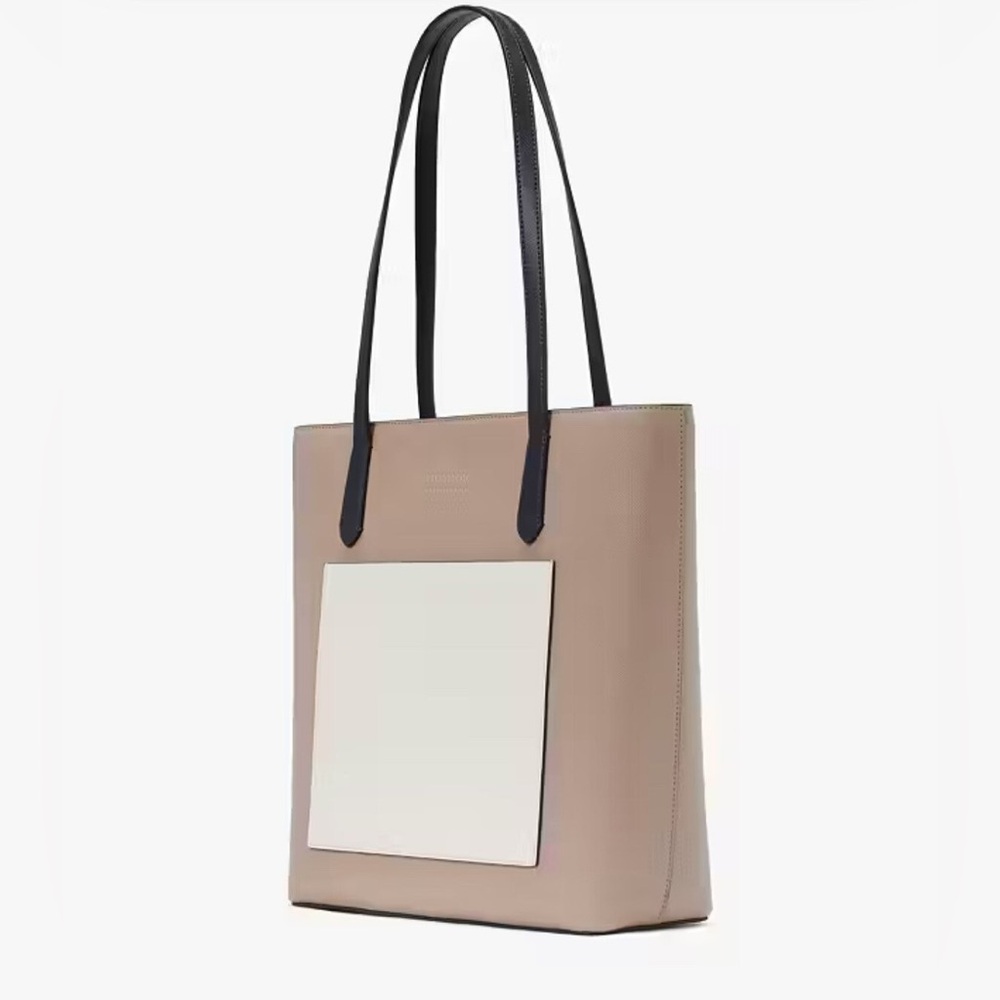 Kate Spade New York Daily Tote Zip Shoulder Bag Toasted Hazelnut Multi Leather - Picture 2 of 11